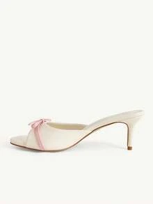 CUCCOO CHICEST Ladies Small Round Toe Thin Heel Elegant High Heel Sandals - Apricot - View 6