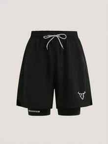 Driftmere 3pcs Men Lightweight Quick-Dry Breathable Gym Sports Shorts, Casual Running Shorts - Multicolor - View 8