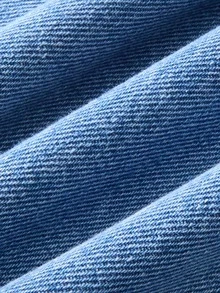 GlowEve Women's Button Lace Patchwork Casual Versatile Daily Wear Denim Jeans - Blue - View 8