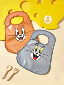 TOM & JERRY X SHEIN 防油防污 TPU 材質保護圍裙 - 彩色 - 查看 7