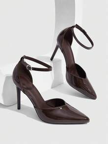 CUCCOO SZL Women Pumps - Coffee Brown - View 4