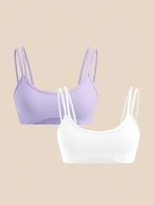 Cheerettes 女款拼色休閒日常旅行運動細肩帶內衣 - 彩色 - 查看 15