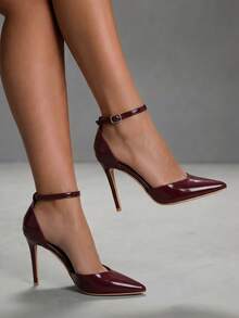 CUCCOO SZL Women Pumps - Burgundy - View 1