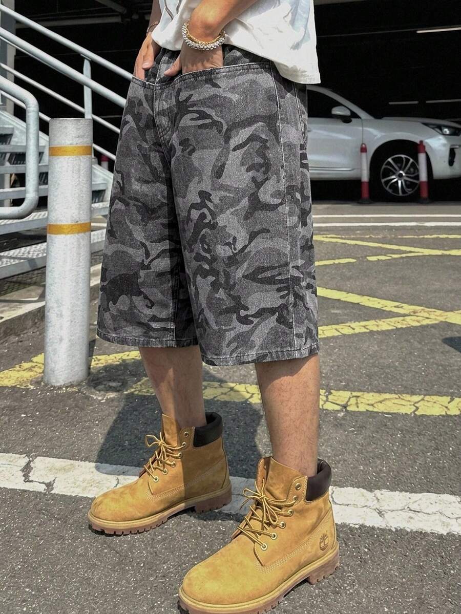 DAZY 春季休閒迷彩男士牛仔褲 夏季 - 彩色 - 查看 1
