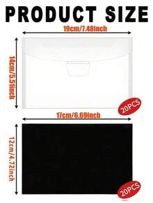 40件組 壓切模具收納套件 附磁性片 黑色耐用收納盒 用於封口模具、剪貼簿 DIY 印章用品 - 彩色 - 查看 4