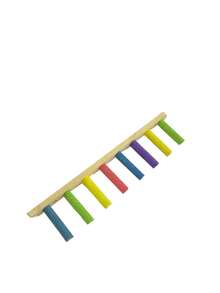 1PC Accessories Color Random Shipping Bird Scrub Station Rod Parrot Claw Grinding Station Bar Station Stand Tiger Skin Xuanfeng Wooden Stick Toy Bird Cage Station Stick Accessories - Style A - View 10