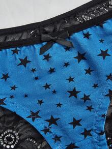 AltBold 5pcs Lace Patchwork Women's Panties - Multicolor - View 5