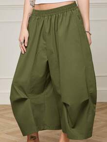COUREZ Pantalones para mujer - Verde Niebla - Ver 7