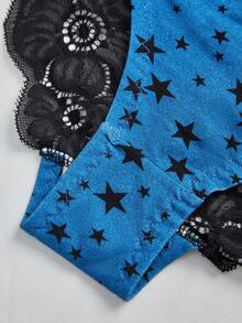 AltBold 5pcs Lace Patchwork Women's Panties - Multicolor - View 6
