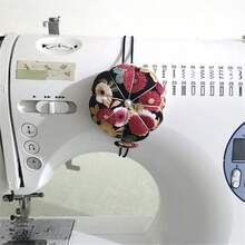 1pc Beautiful Flower Pattern Sewing Pin Cushion Sewing Accessories Sewing Pin Cushion Needle Cushion Needle Pillow Wrist Pin Cushion - multicolor - View 6