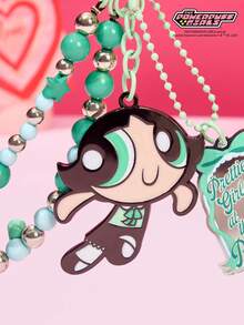 THE POWERPUFF GIRLS X POKOJA LAND 鑰匙圈 包包裝飾掛飾鍊 - 彩色 - 查看 12