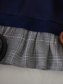 SHEIN 女童可愛休閒春夏秋冬運動衫洋裝，附可愛卡通熊圖案 - 彩色 - 查看 7