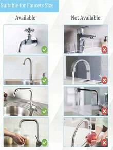 1 Buah Perpanjangan Keran Multifungsi dengan Semprotan Pancuran, Adaptor Keran untuk Memandikan Hewan Peliharaan & Penggunaan di Rumah, Hadiah Liburan yang Ideal - MultiWarna - View 4