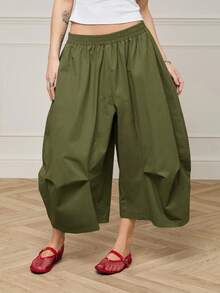 COUREZ Pantalones para mujer - Verde Niebla - Ver 4