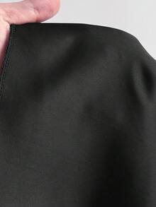 Viva Relle Plus Size Women's Ruffle Hem Strapless Sexy Elegant Dress - Black - View 7
