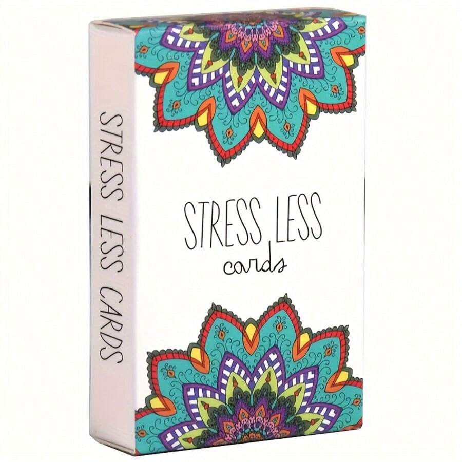 MINKOJA Stress Less Cards - 50 Mindfulness & Meditation Exercises - Helps Relieve Stress And Anxiety - The Original Deck Board Games, Games, Card Games, Games, Board Games, Card Games, Games, Board Games, Card Games,Games,Board Games,Card Games - Multicolor - View 1