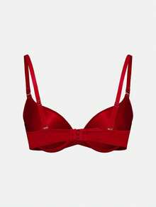 SHAPORA Lencería de mujer minimalista casual de color liso suave con copa fina (3 piezas) - Multicolor - Ver 3