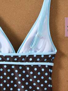 Bonvoyette Atasan Baju Renang Wanita Motif Polkadot - MultiWarna - View 6