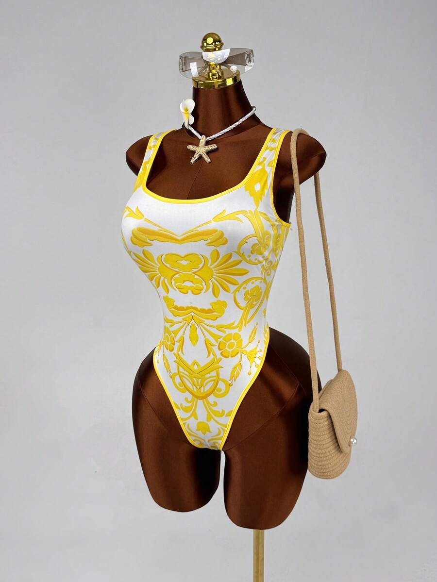 Maweii Damen-Trägertop in großen Größen, sexy, mit Grafikprint, Patchwork, kontrastfarbenen Bindungen und Trägern, Camisole - Verschiedenfarbig - View 1