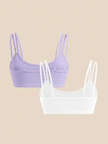 Cheerettes 女款拼色休閒日常旅行運動細肩帶內衣 - 彩色 - 查看 5
