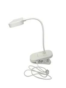 1pc Clip LED Desk Lamp With 3-Color Temperature Adjustable, Clamp & Stand Styles, Touch Control, Suitable For Office, Student Study & Reading - White - View 6