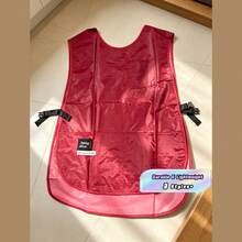 1pc/2pcs Creative Apron Vest With Adjustable Buckle Design, Stain-Resistant, Breathable, Durable, Water-Resistant, Suitable For Cafes, Barbershops, Dessert Shops, Milk Tea Shops, Restaurants, Etc. Due To Different Production Batches, There May Be - Multicolor - View 2