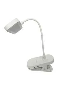 1pc Clip LED Desk Lamp With 3-Color Temperature Adjustable, Clamp & Stand Styles, Touch Control, Suitable For Office, Student Study & Reading - White - View 7