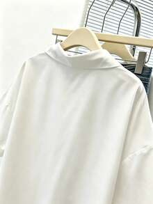 GlowEve CURVE 大尺碼女款水果刺繡圖案休閒百搭日常外出襯衫 - 白色 - 查看 7
