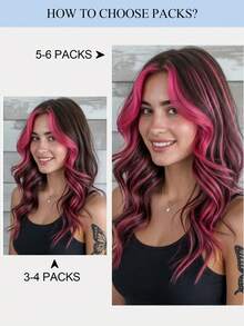 30g I Tip Hair Extensions Human Hair,Rose Red Party Colors,10-18inch,Real Human Hair Easy To Style Volume & Length On Thin Hair,Long-Lasting Secure Reusable Perfect Beauty Gift Idea For Party,Cosplay,Festival - SRose Red - View 9