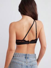 Elorette Women Bras & Bralettes Memotong Plain - Hitam - View 2