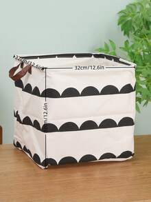 1pc Pet Storage Basket, Foldable And Waterproof, Dirty Clothes Storage Basket, Storage Basket For Pet Dirty Clothes And Toys, Snack Storage - Multicolor - View 3