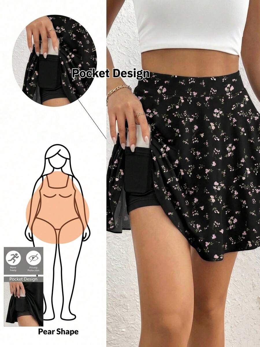 SHEIN Essnce 大尺碼白色針織貼身女裙 - 白色 - 查看 1