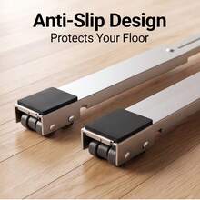 Features An Adjustable Metal Base And Swivel Casters, Making It Perfect For Moving Refrigerators, Washing Machines, And Dryers. This Sturdy, Battery-Free Multi-Function Rolling Cart Is A Practical Solution For Handling - Multicolor - View 6