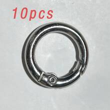 5/10/20Pcs Alloy Spring Lock, One-Click Opening Anti-Loss Key Hook, Outdoor Camping Backpack Hanging Accessory, Wear-Resistant And Rust-Proof Metal Quick-Hook - Multicolor - View 23