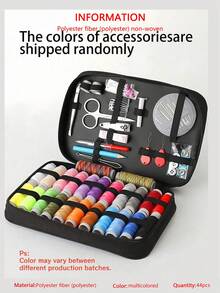 95 Sewing Kits (Random Colors) - Comprehensive Sewing Supplies And Accessories Set, Including 24 Colors Of Thread, Needles, Scissors, Buttons, Tape Measure, Seam Ripper, Etc. - Ideal For Minor Repairs, Emergency Fixes, Tailoring, - Multicolor - View 16