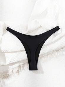 Swim SXY Women Bikini Bottoms Plain - Hitam - View 2
