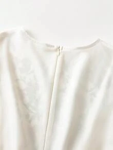 EMERY ROSE Vestido corto de verano elegante para mujer con estampado floral que ciñe la cintura - Multicolor - Ver 3