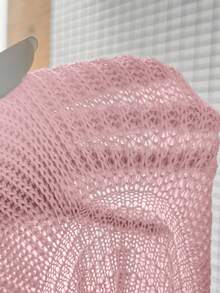 SHEIN 少女海灘度假金屬海星裝飾掛脖式罩衫洋裝 - 粉色 - 查看 5