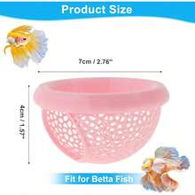 Aquarium Floating Betta Fish Skin, Betta Or Shrimp Feeder, Caves And Hammocks, Small Fish Feeding Ring, Aquarium Hidden Feeding Decor Accessories - A - View 10