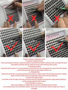 Natural Soft Handmade Segmented DIY Eyelash Extension Cluster Individual Lash Extensions Seamless Comfortable Eye Lashes Cils - Black - View 3