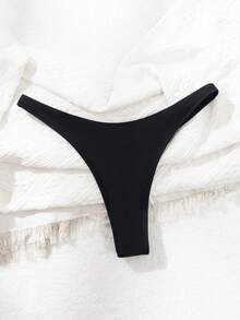 Swim SXY Women Bikini Bottoms Plain - Hitam - View 4