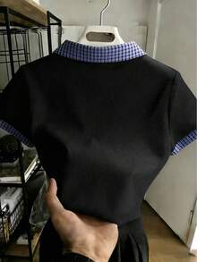 Resyla 女款夏季休閒獨角獸刺繡 Polo 領短袖 T 恤 - 彩色 - 查看 2