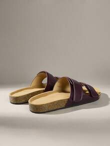Solecia Zapatos de mujer Moda femenina Marrón Comodidad Planas Sandalias de playa Boken Sandalias planas de mujer - Marrón - Ver 4