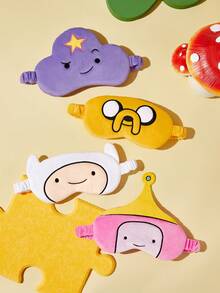 ADVENTURE TIME X SHEIN Three-Dimensional Cartoon Sleep Shading Blindfold, Cute Three-Dimensional Shape, Exquisite Embroidery, Effective Shading, Soft Fabric - Multicolor - View 8