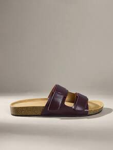 Solecia Zapatos de mujer Moda femenina Marrón Comodidad Planas Sandalias de playa Boken Sandalias planas de mujer - Marrón - Ver 2