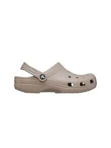 Crocs CLASSIC CLOG Women's Clogs Durable Breathable Easy To Clean Walking Vacation Travel Taupe 10001-214 - 灰褐色 - 查看 1
