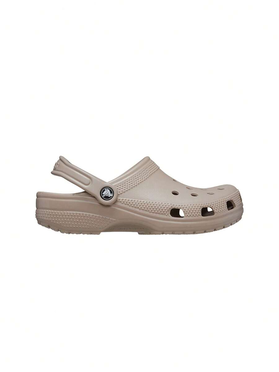 Crocs CLASSIC CLOG Women's Clogs Durable Breathable Easy To Clean Walking Vacation Travel Taupe 10001-214 - 灰褐色 - 查看 1