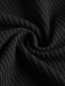 STYNVO 男士字母印花短袖休閒 Polo 衫 - 黑色 - 查看 4