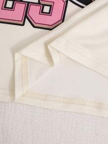 SHEIN Explorewe 青少年女孩 6 件套，寬鬆，休閒，極簡，針織，返校，復古，修身，秋季服飾，秋季，青少年女孩套裝，字母，健身瑜伽，Y2k - 彩色 - 查看 5