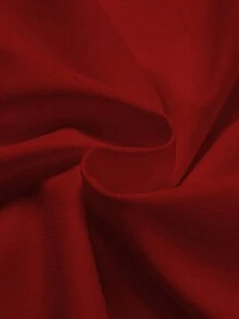 SHEIN 女士休闲十字翅膀印花圆领T恤，夏季 - 紅色 - 查看 6